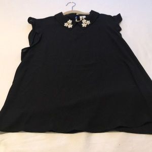 Elle Embellished Collar Top